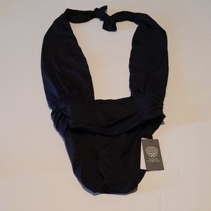 Vince Camuto size 8 one piece black swimsuit.